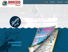 Tablet Screenshot of narcisopesca.com.br